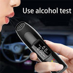 S1216 Portable Breath Blowing Alcohol Tester Detector Non-contact Rechargeable Drunk Driving Breathalyzer