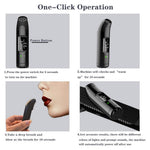 S1216 Portable Breath Blowing Alcohol Tester Detector Non-contact Rechargeable Drunk Driving Breathalyzer
