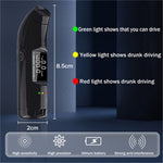 S1216 Portable Breath Blowing Alcohol Tester Detector Non-contact Rechargeable Drunk Driving Breathalyzer