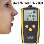 HT-611 High Sensitivity LCD Backlight Screen Breath Blowing Alcohol Tester Detector Non-contact Drunk Driving Breathalyzer