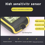 HT-611 High Sensitivity LCD Backlight Screen Breath Blowing Alcohol Tester Detector Non-contact Drunk Driving Breathalyzer