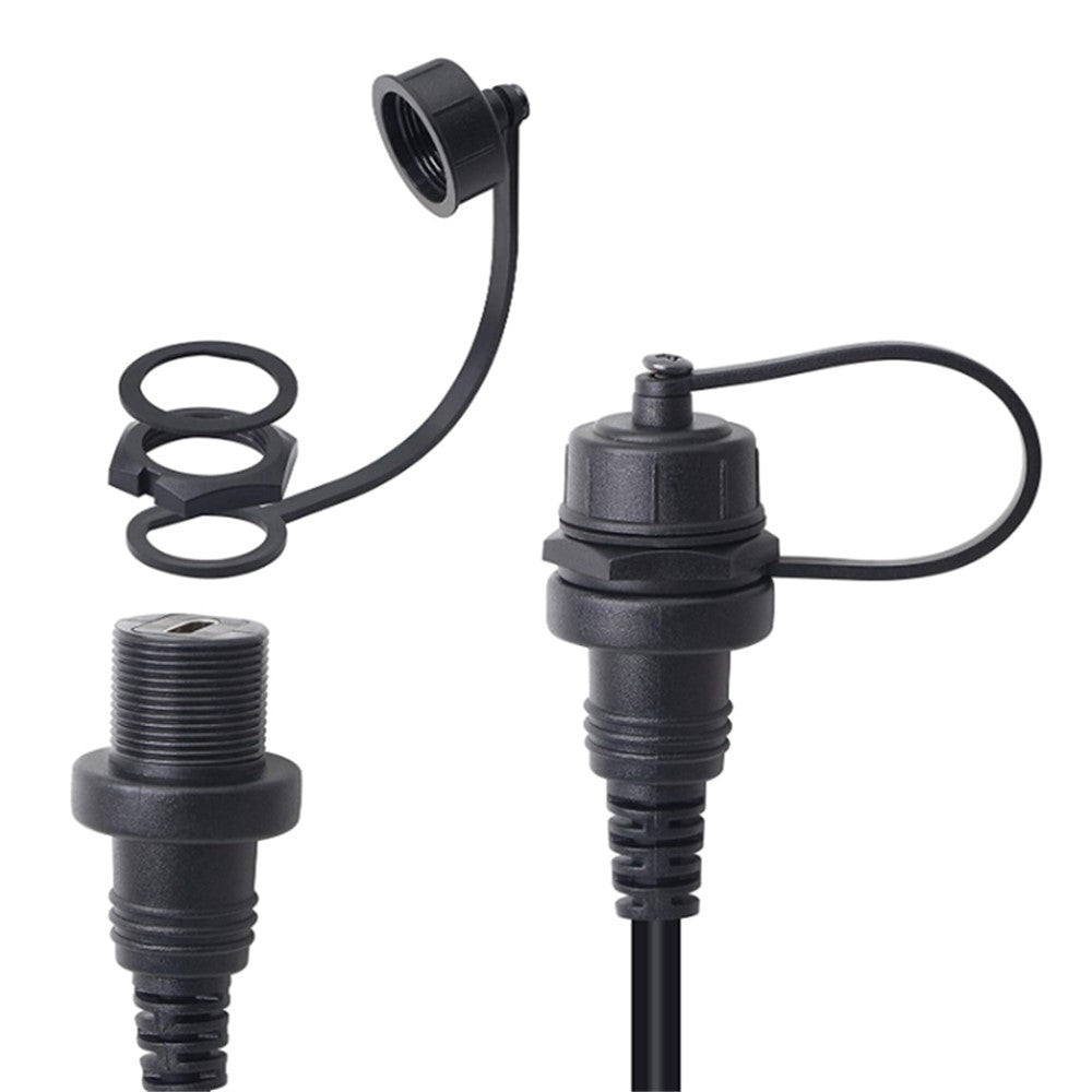 1 m USB C 2.0 Forlængerkabel Han til Hun-adapterkabel til instrumentbræt til stationær computer Understøtter opladning og datasynkronisering