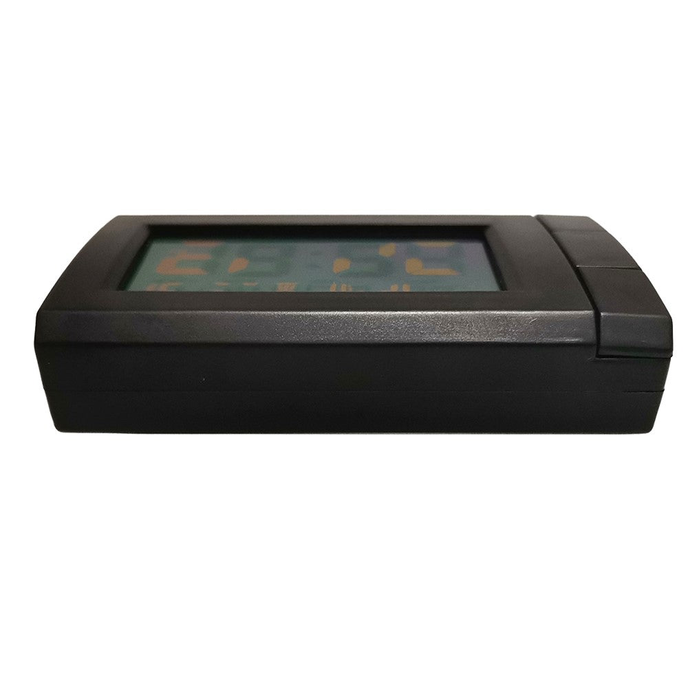 2-i-1 Blå baggrundsbelysning Bil LCD Digitalt ur Temperaturdisplay Termometer Elektronisk ur Bildekoration