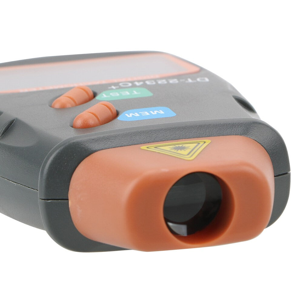 DT-2234C+ Handhållen hastighetsmätare för bil Hastighetsmätare Digital varvtalsmätare Beröringsfri laserfotovarvräknare