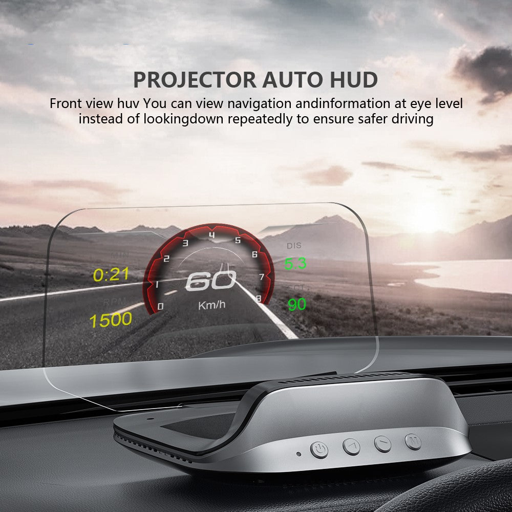 C3 OBD HUD Bilprojektor GPS Navigation Speedometer Head Up Display Biltilbehør