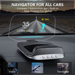 C3 OBD HUD Bilprojektor GPS Navigation Speedometer Head Up Display Biltilbehør