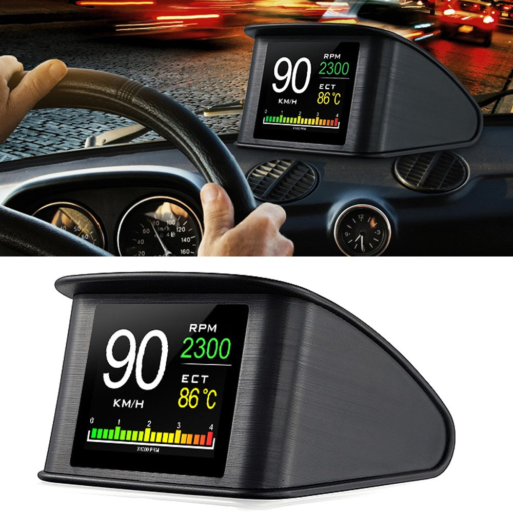 P10 Bil Digitalt Speedometer Head-Up Display On-board Computer Brændstofforbrug Automatisk Elektronisk Tilbehør