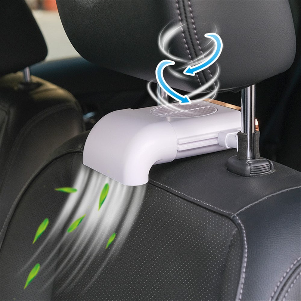 TRASAN F405 Car Seat Back USB Fan Creative Cooling Fan with 3-Speed Adjustable Wind for Car Inner Supplies