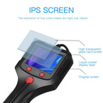 P100 2m Rigid Cable, 6-LED Pipe Inspection Borescope 8mm Lens 2.4 Inch IPS Screen HD 1080P Industrial Endoscope Camera
