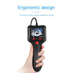 P100 2m Rigid Cable, 6-LED Pipe Inspection Borescope 8mm Lens 2.4 Inch IPS Screen HD 1080P Industrial Endoscope Camera