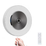 Wall Mounted CD Player Surround Sound FM Radio Bluetooth-compatible Music Player Support TF Card/Aux-in/USB Disk [Support CD Only]