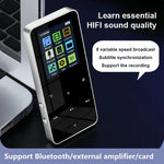 S308 Touch Screen MP3 Sound Recorder Music Video MP4 Player with Dictionary (No Bluetooth-compatible Function)