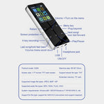 S308 80GB TF Card Touch Screen MP3 Sound Recorder Music Video MP4 Player with Dictionary (No Bluetooth-compatible Function)