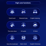 S308 4GB TF Card Touch Screen MP3 Sound Recorder Music Video MP4 Player with Dictionary + Bluetooth-compatible Function