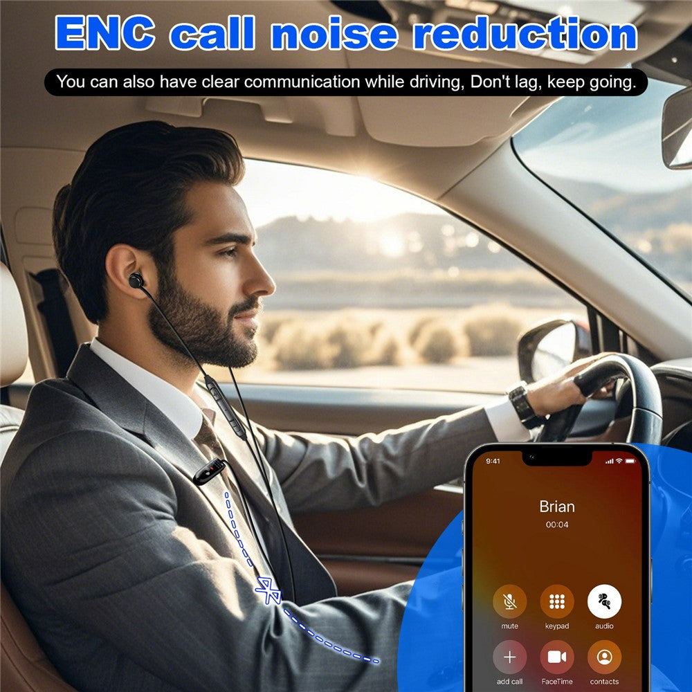 D1 Portable Lapel Recorder ENC Noise Reduction 32GB Voice Recorder with Speaker Bluetooth-Compatible for Students Class Business Meeting