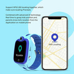 DH10 Barn GPS Smartklocka 4G Smartklocka med Samtal, Familjeröst, SOS, IP67 Vattentät (Europa/Asien/Afrika Version)