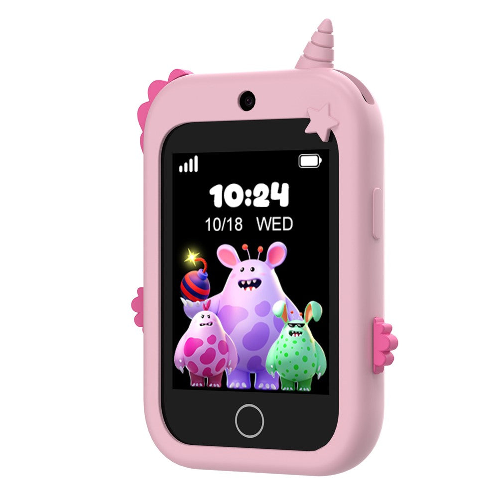 DH19 2,8-tums skärm 4G videosamtal barn smartklocka SOS WiFi + LBS positionering IP65 vattentät med rem