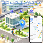 DH19 2,8-tums skärm 4G videosamtal barn smartklocka SOS WiFi + LBS positionering IP65 vattentät med rem