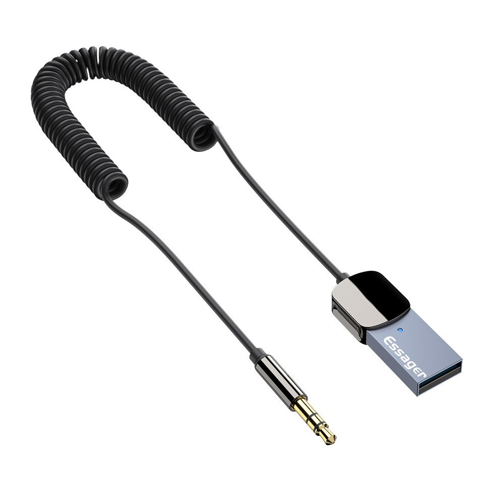 ESSAGER EB01 Bluetooth-kompatibel Billydskabel Sender Trådløs Modtager Bil AUX 3,5 mm Jack-adapterkabel
