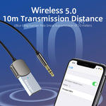 ESSAGER EB01 Bluetooth-kompatibel Billydskabel Sender Trådløs Modtager Bil AUX 3,5 mm Jack-adapterkabel