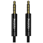 YESIDO 3m YAU16 AUX-lydkabel uden sammenfiltring, 3,5 mm hanstik til hanstik, AUX-kabel