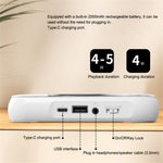 KC-918 CD Player with LCD Screen Portable Bluetooth-compatible Speaker Audio Repeater for Home Car