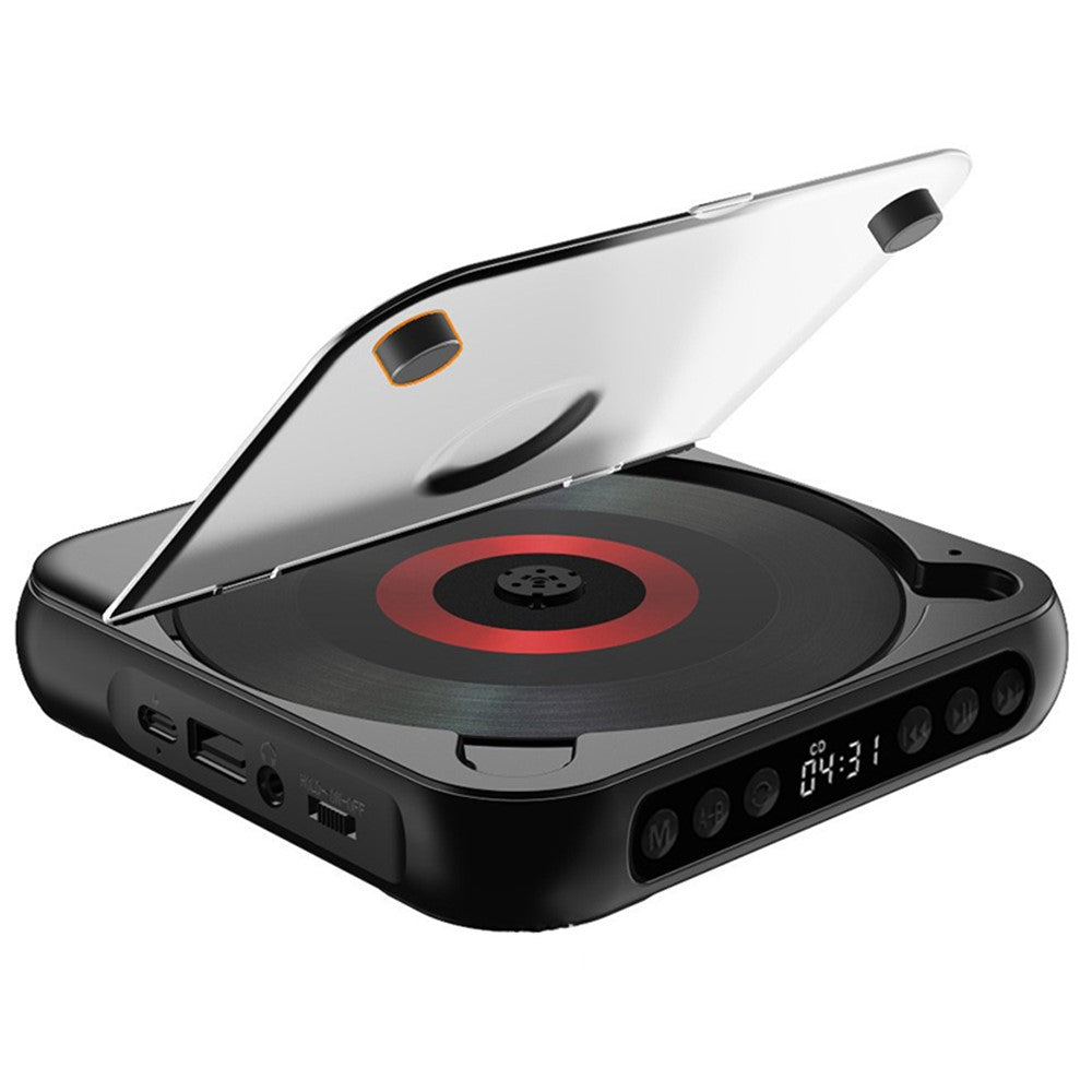 KC-918 CD Player with LCD Screen Portable Bluetooth-compatible Speaker Audio Repeater for Home Car