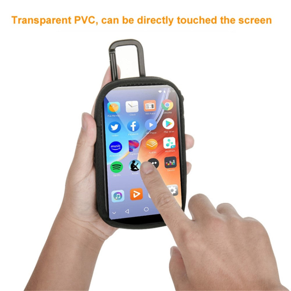 Clear Window Universal Protective Case for MP3 / MP4 Player Storage Bag