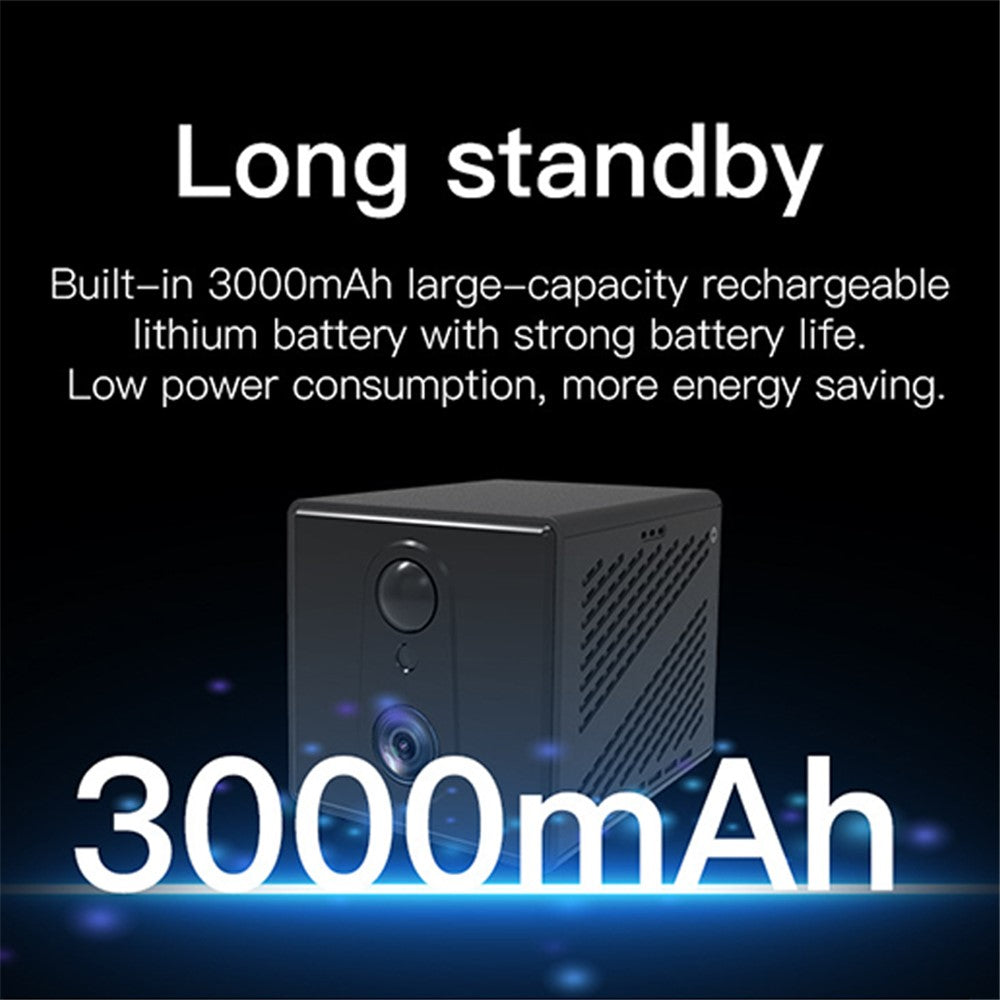 Okam App 3.0MP Wireless Night Vision Camera Home Security Mini Indoor WiFi Camera, No Memory Card