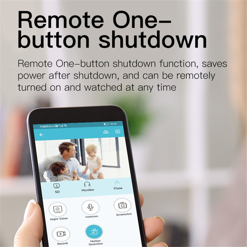 Okam App 3.0MP Wireless Night Vision Camera Home Security Mini Indoor WiFi Camera, No Memory Card
