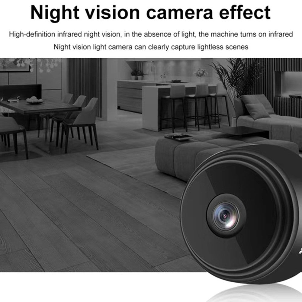 A9 WiFi-fjärrövervakningskamera 1080P HD magnetisk nätverkskamera (engelsk version), utan mörkerseende