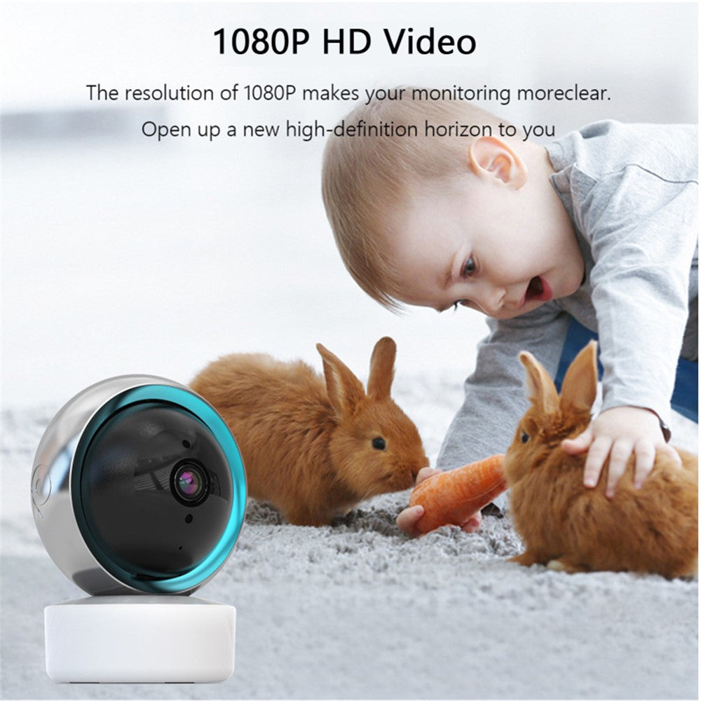 Tuya HD WiFi Camera Home Security Pet Baby Monitor Night Vision Two-Way Audio Function