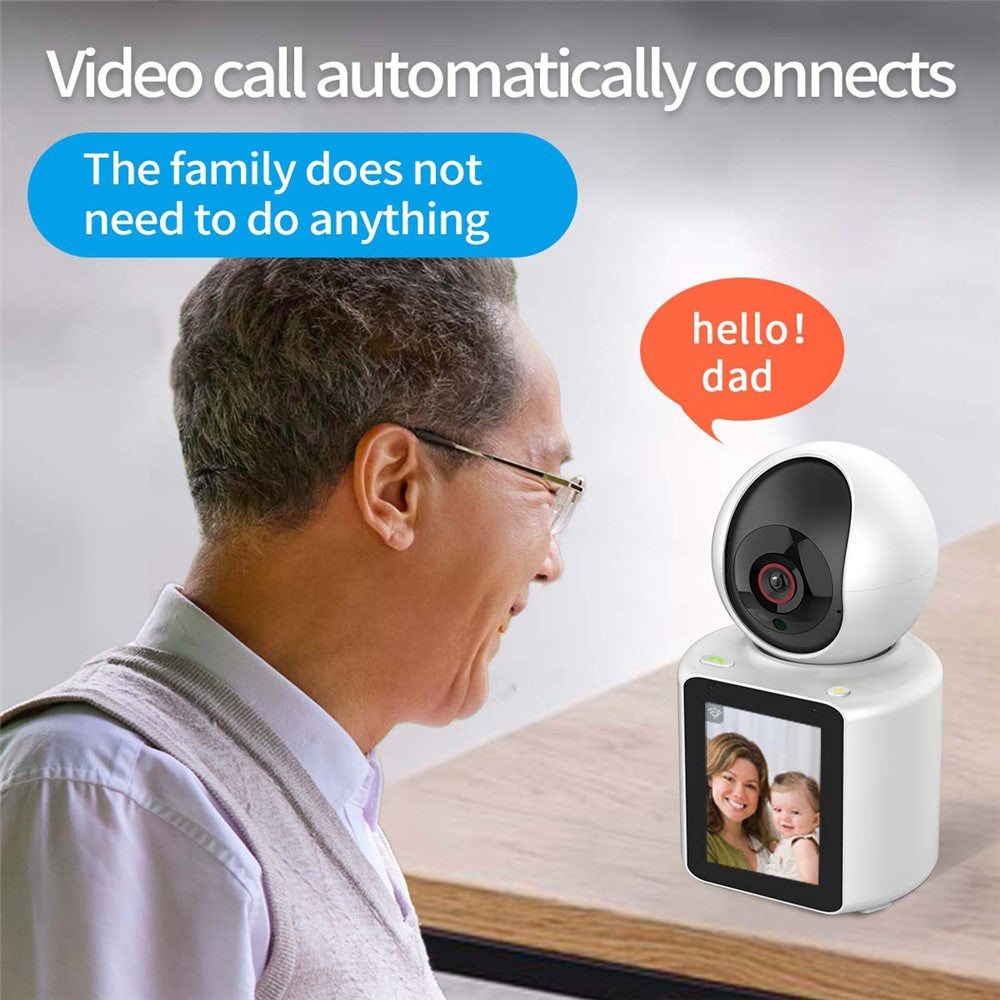 3MP Home Security Camera HD Pan Tilt Pet Baby Monitor Night Vision Two-Way Audio Function (Without Memory Card)