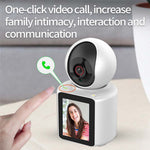 3MP Home Security Camera HD Pan Tilt Pet Baby Monitor Night Vision Two-Way Audio Function (Without Memory Card)