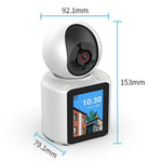 3MP Home Security Camera HD Pan Tilt Pet Baby Monitor Night Vision Two-Way Audio Function (Without Memory Card)