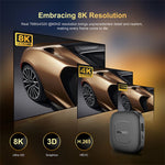 MORTAL T1 2GB+8GB TV Box Android13 Allwinner H313 Dual Band Wifi+Bluetooth-compatible Media Player