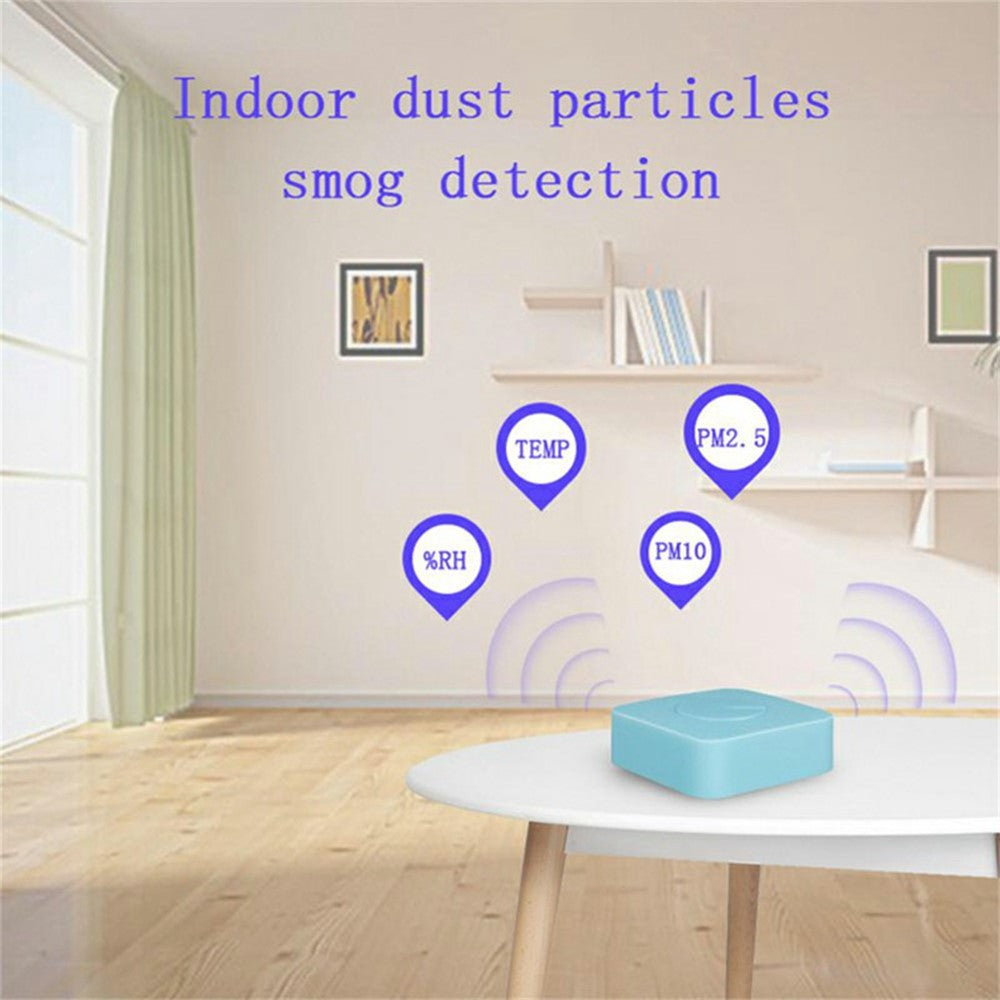 Tuya WiFi Smart PM2.5 Air Quality Monitor Box Multi-Function Temperature Humidity Meter