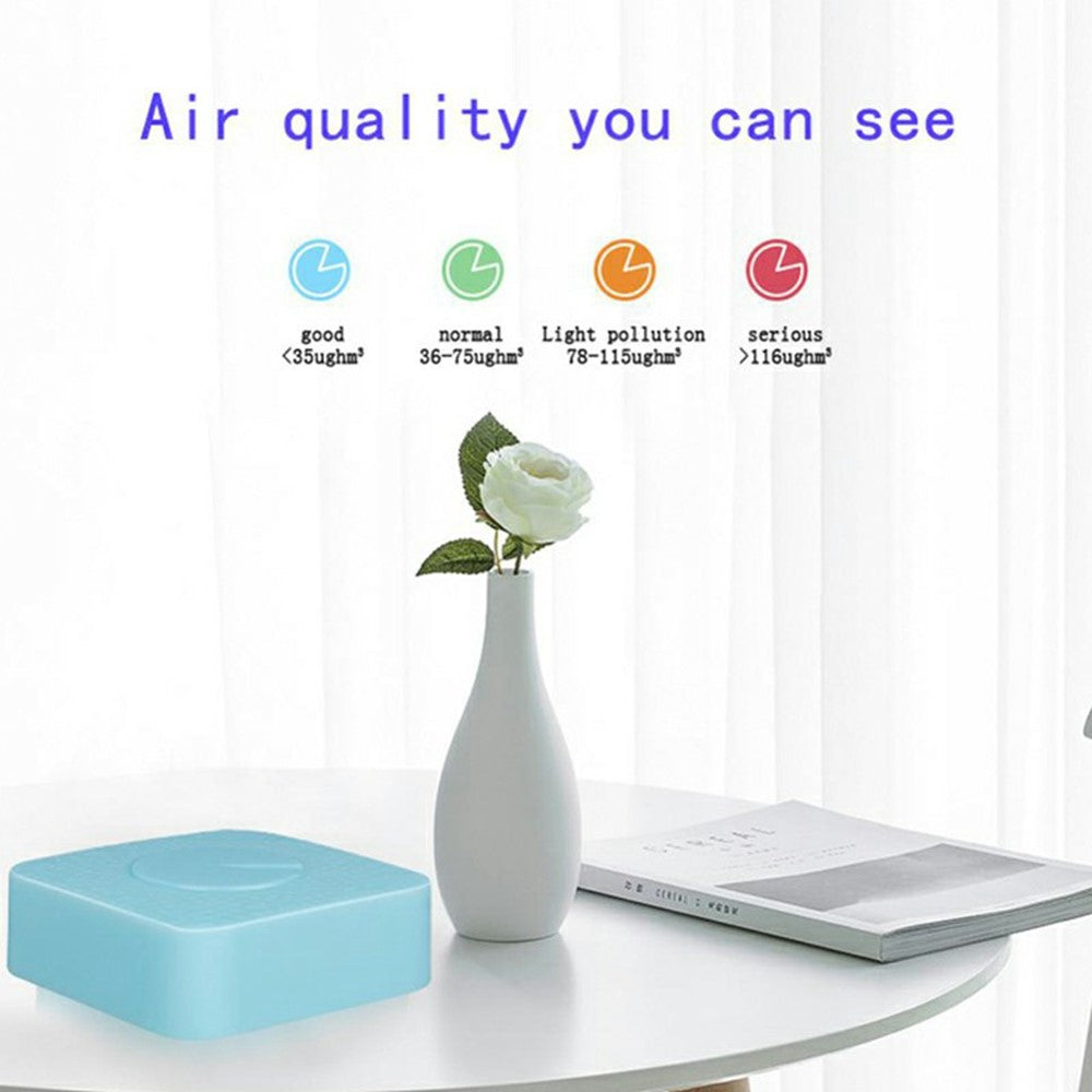 Tuya WiFi Smart PM2.5 Air Quality Monitor Box Multi-Function Temperature Humidity Meter