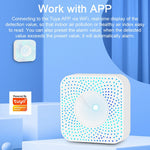 6-in-1 Tuya WiFi Air Quality Detector PM2.5 / Formaldehyde / VOC / CO2 / Temperature / Humidity Tester