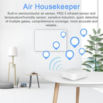 6-in-1 Tuya WiFi Air Quality Detector PM2.5 / Formaldehyde / VOC / CO2 / Temperature / Humidity Tester