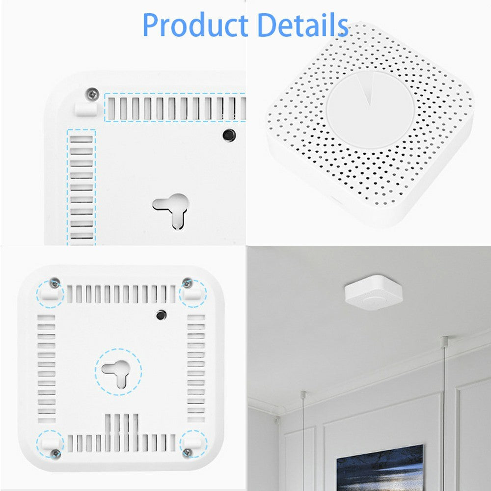 6-in-1 Tuya WiFi Air Quality Detector PM2.5 / Formaldehyde / VOC / CO2 / Temperature / Humidity Tester