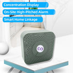 Tuya Smart WiFi Carbon Monoxide Detector 80dB Alarm Home Security CO Sensor