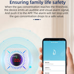 Tuya Smart WiFi Gas and Carbon Monoxide Detector 80dB Alarm CO Level Sensor