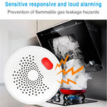 Tuya Smart WiFi + Bluetooth-compatible Dual Mode Gas Detector 70dB Natural Gas Leak Alarm