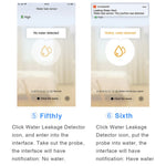 Smart Water Leak Detector Wifi+Bluetooth-compatible Dual Mode Leak Alarm Support Voice Assistant