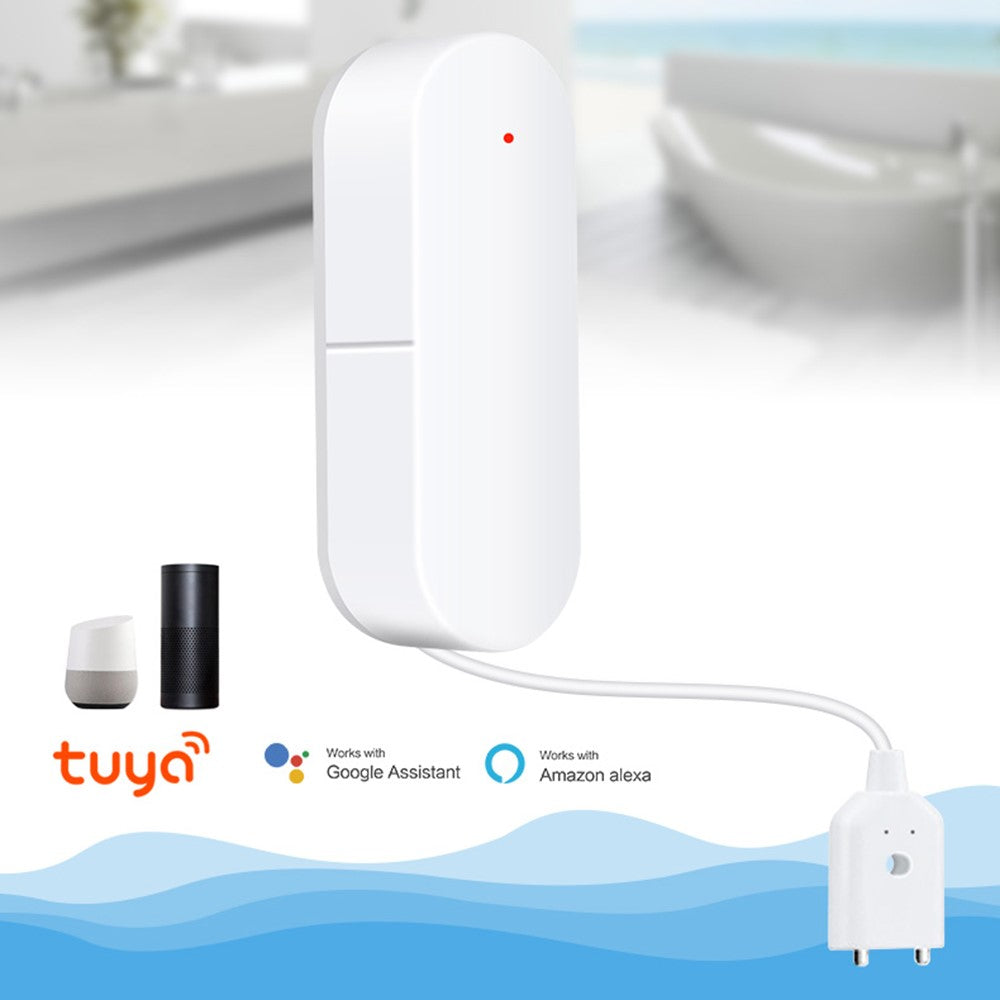 Smart Water Leak Detector Wifi+Bluetooth-compatible Dual Mode Leak Alarm Support Voice Assistant