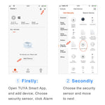 Smart Water Leak Detector Wifi+Bluetooth-compatible Dual Mode Leak Alarm Support Voice Assistant