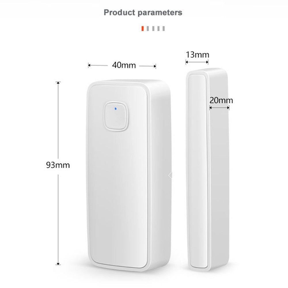 Tuya Smart Zigbee Vibration Sensor Door Magnetic Two-In-One Smart Home Vibration Sensor