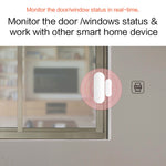 Tuya Smart WiFi Door Sensor Smart Home Open Close Detector Compatible with Alexa Google Home