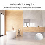 Tuya WiFi Water Leak Detector Flood Sensor Remote Monitoring Flood Alert Overflow Security Alarm